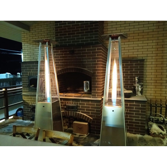 Уличный газовый обогреватель WWT 13I Stainless steel 