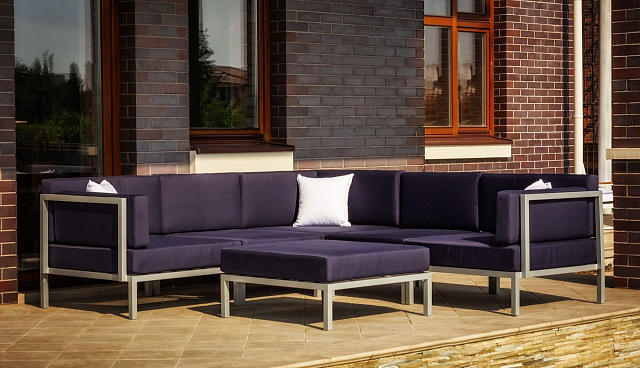 Лаунж зона Gardenini Serenita Dark Blue 