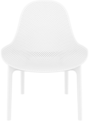 Кресло Siesta Contract Sky Lounge Цвет: белый для дачи Кресло Siesta Contract Sky Lounge Цвет: белый, садовая мебель