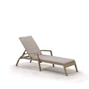 Лежак трансформер Lite Bali Latte, садовая мебель