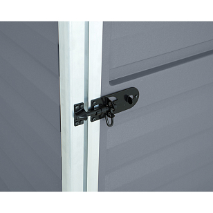 Cарай из поликарбоната Palram Skylight Pent 4x6 Dark Grey для сада и загородного дома Cарай из поликарбоната Palram Skylight Pent 4x6 Dark Grey, уличное оборудование