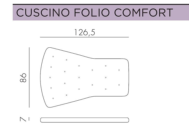 Подушка для кресла Nardi Folio Цвет: зеленый 