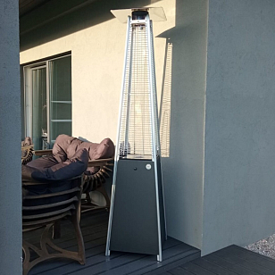 Уличный газовый обогреватель WWT 13I Black, уличное оборудование