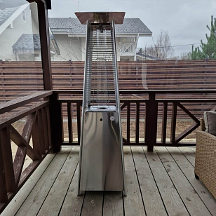 Уличный газовый обогреватель WWT 13I Stainless steel Mini, уличное оборудование