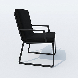 Обеденная группа Ideal Patio Diva Alba 110 Цвет: карбон, чёрный, садовая мебель