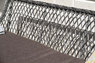 Обеденная группа 4SIS Катания на 4 персоны, цвет графит, садовая мебель