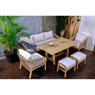 Обеденный стол Joygarden Rimini 150 см, садовая мебель