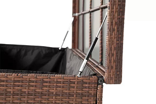 Плетёный сундук для хранения 4SIS Порту Цвет: коричневый, садовая мебель