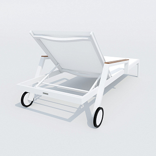 Шезлонг Ideal Patio Sponda Цвет: белый, садовая мебель