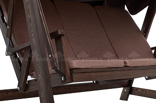 Качели Semka Floresta wenge лиственница, садовая мебель