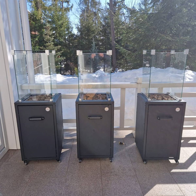 Уличный газовый обогреватель WWT 13K Black 