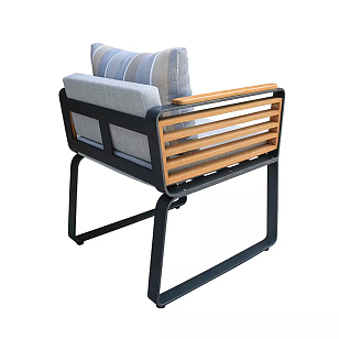 Обеденная группа из алюминия Joygarden Aura для дачи Обеденная группа из алюминия Joygarden Aura, садовая мебель