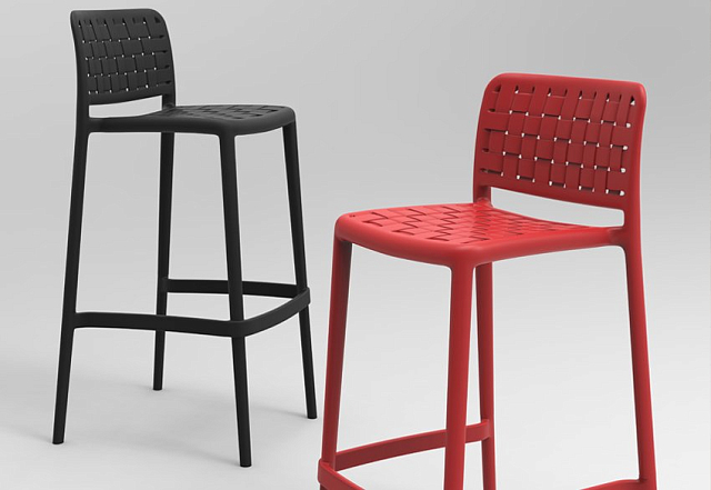 Стул барный Papatya Fame-S Bar 75 Цвет: антрацит 