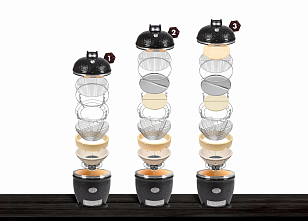 Керамический гриль Monolith Classic PRO 2.0 Red на ножках