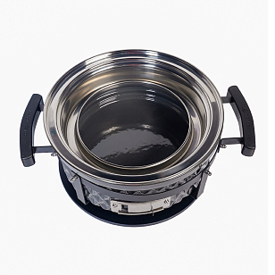 Настольный керамический гриль Diamond Egg Tabletop Grill Цвет: серый для сада