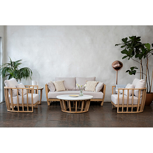 Кофейный комплект из акации Joygarden Woodland, садовая мебель