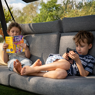 Качели Brafritid Malmo антрацит, серый для дачи Качели Brafritid Malmo антрацит, серый, садовая мебель