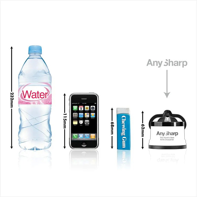 Точилка для ножей AnySharp Pro Цвет: серый