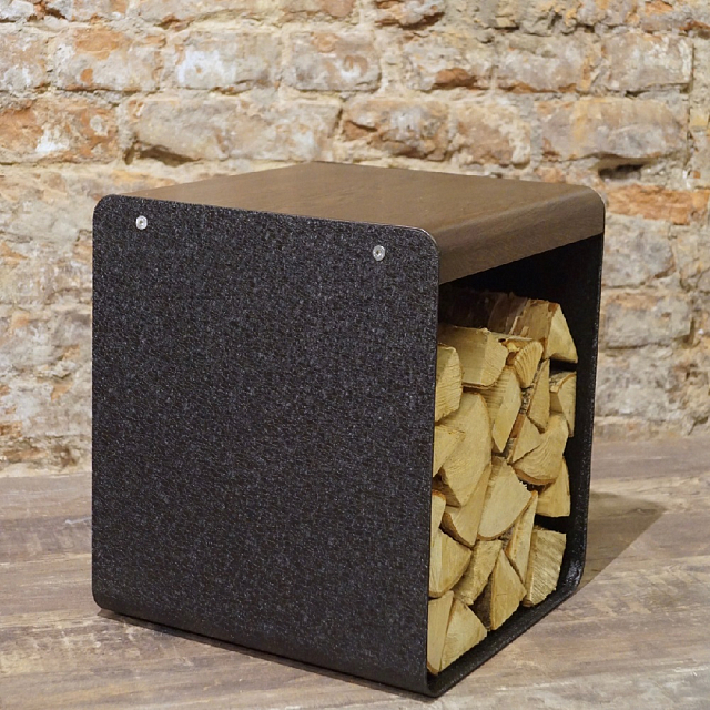 Дровник Grey stone Woodbox table