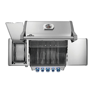 гриль газовый napoleon rogue pro-s 425 стальной (с ик горелкой 3/3)