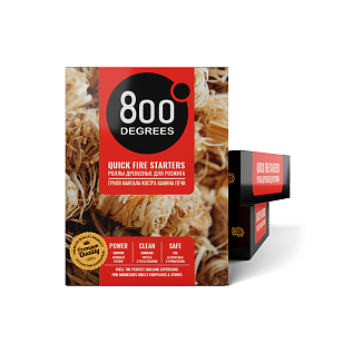 Розжиг брикеты 800 Degrees Легкий розжиг, 64 плитки для приготовления пищи Розжиг брикеты 800 Degrees Легкий розжиг, 64 плитки для сада
