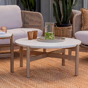 Комплект деревянной плетеной мебели Tagliamento Talara, садовая мебель