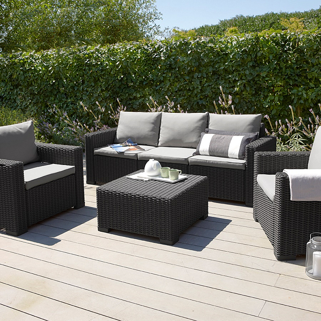 Лаунж зона Keter California set графит 