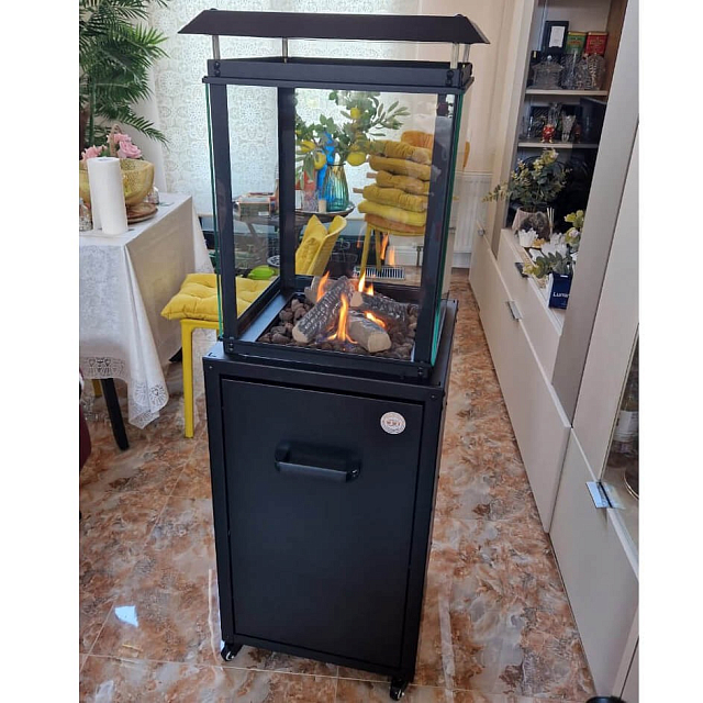Уличный газовый обогреватель WWT 13M Black 