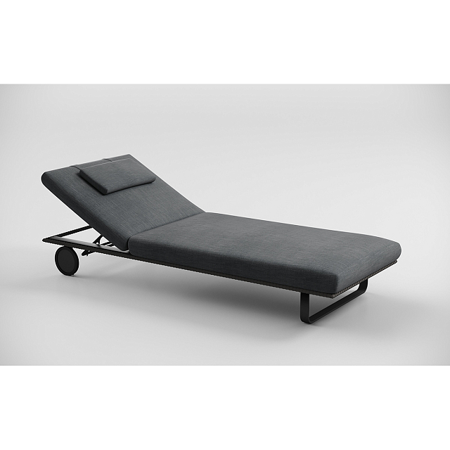 Шезлонг Gardenini Premium Hacienda S Карбон / Темно-серый 