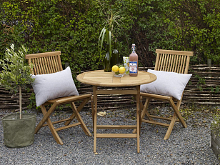 Стол круглый Brafab Turin 80, садовая мебель