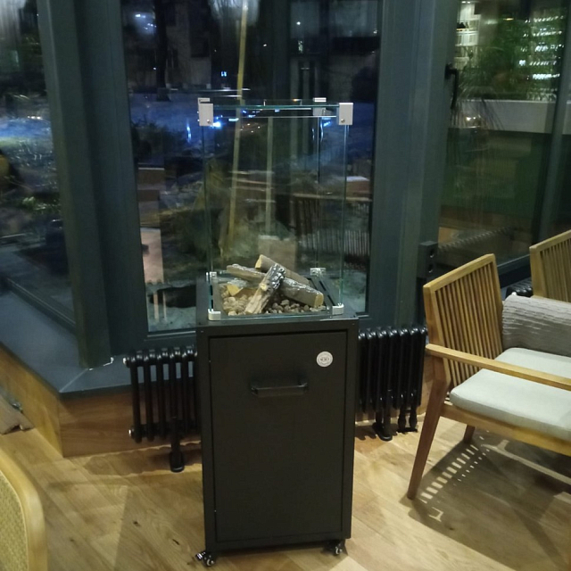 Уличный газовый обогреватель WWT 13K Black 