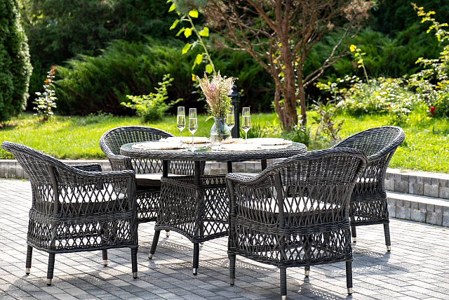 Обеденная группа 4SIS Дольче, цвет графит 