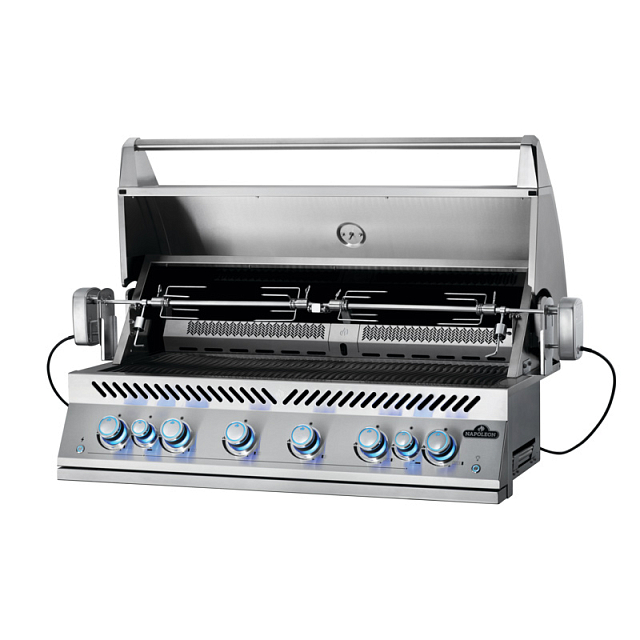 Вертел с 4-мя зажимами и электромотором для моделей Napoleon BIG 44