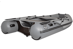 Лодка ПВХ Фрегат 430 С серая для хобби и пикника