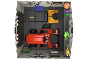 Пластиковый сарай Lifetime WoodLook 8 Х 7.5, уличное оборудование