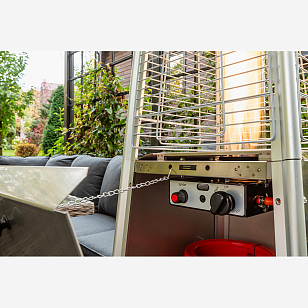 Уличный газовый обогреватель Lite Eva из металла, уличное оборудование