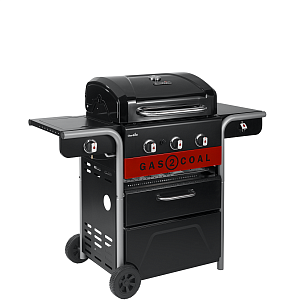 Угольный + Газовый гриль Char-Broil Gas2Coal Hybrid 3B для приготовления пищи угольный + газовый гриль char-broil gas2coal hybrid 3b