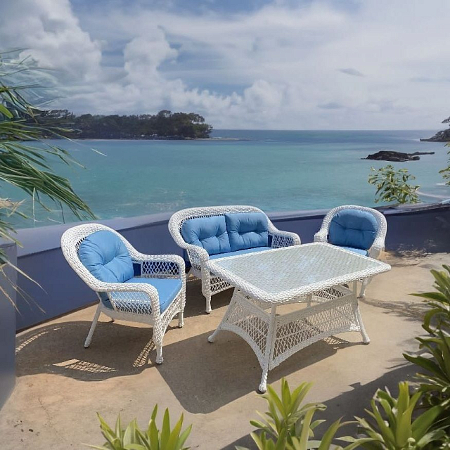 Комплект садовой мебели Lite Molfetta White 