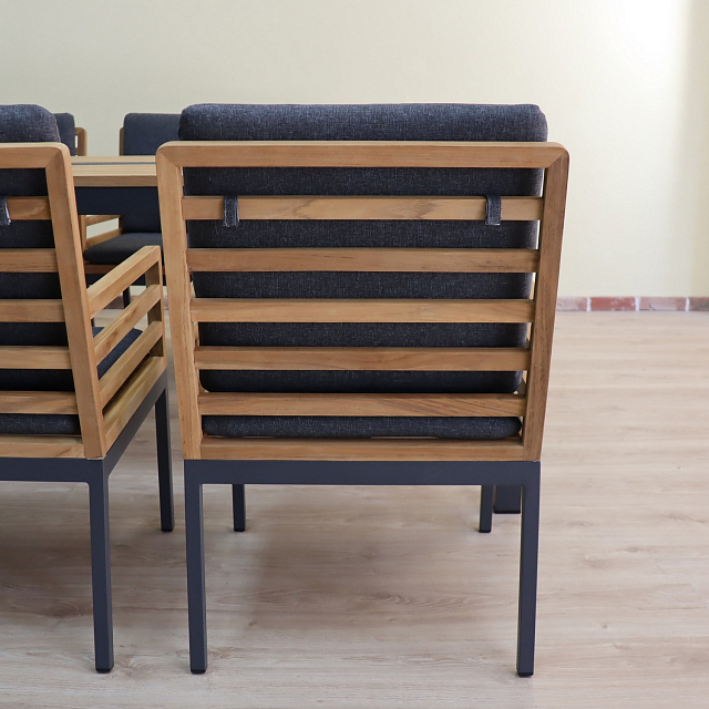 Стул Ideal Patio Egmont Цвет: карбон, чёрный 