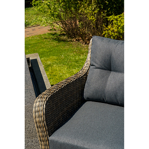 Кресло Lite Venezia Цвет: коричневый для дачи Кресло Lite Venezia Цвет: коричневый, садовая мебель