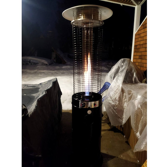 Уличный газовый обогреватель WWT 13D Pro Black mini 