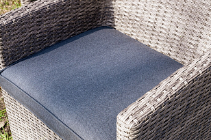 Обеденное кресло Lite Fiona серое для дачи Обеденное кресло Lite Fiona серое, садовая мебель