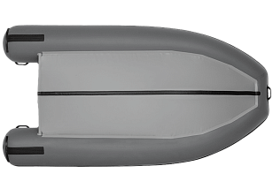 Лодка ПВХ Фрегат 430 С серая для хобби и пикника