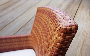 Плетеное кресло Joygarden Mykonos тик