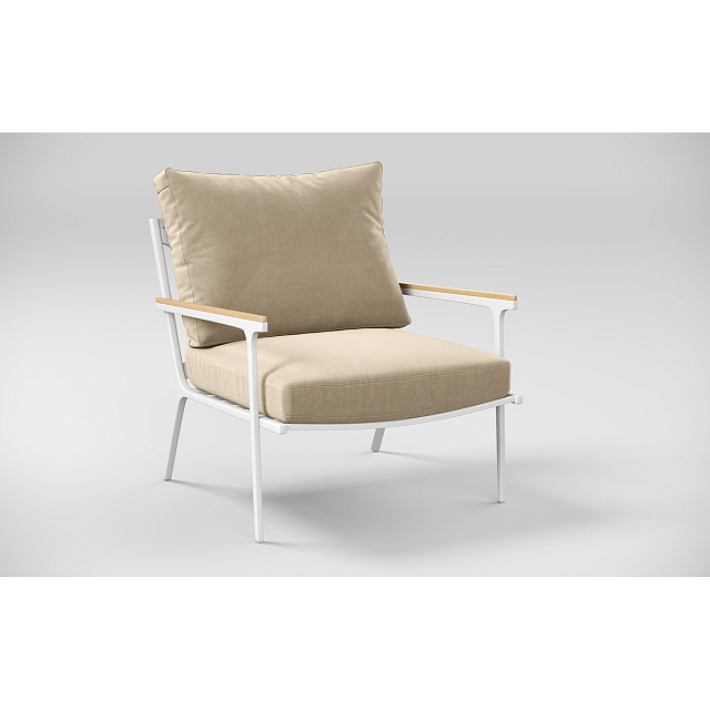 Лаунж зона Gardenini Premium Calma Белый / Бежевый 