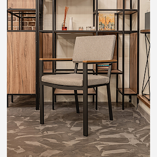 Обеденное кресло Lite Oscar с подлокотниками из тика для дачи Обеденное кресло Lite Oscar с подлокотниками из тика, садовая мебель