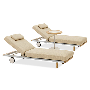 Комплект для отдыха Brafritid Avesta серый, песочный, садовая мебель