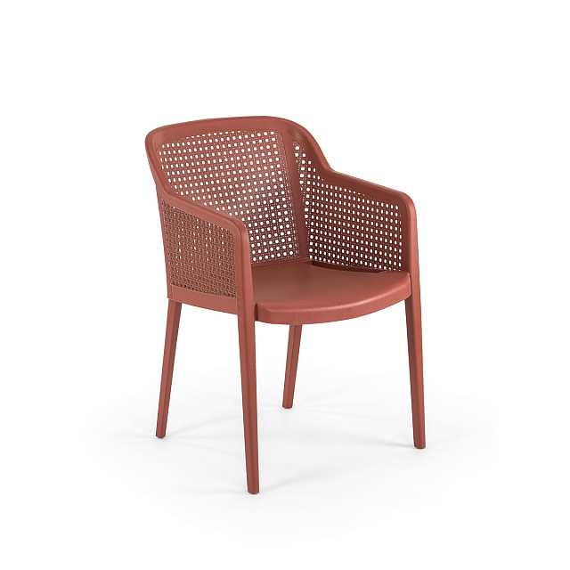 Кресло Tilia Octa Цвет Красная черепица 