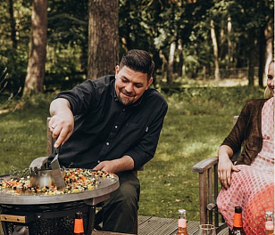 Стальная планча для гриля Monolith Icon & Junior для сада