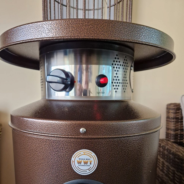 Уличный газовый обогреватель WWT 13D Brown 